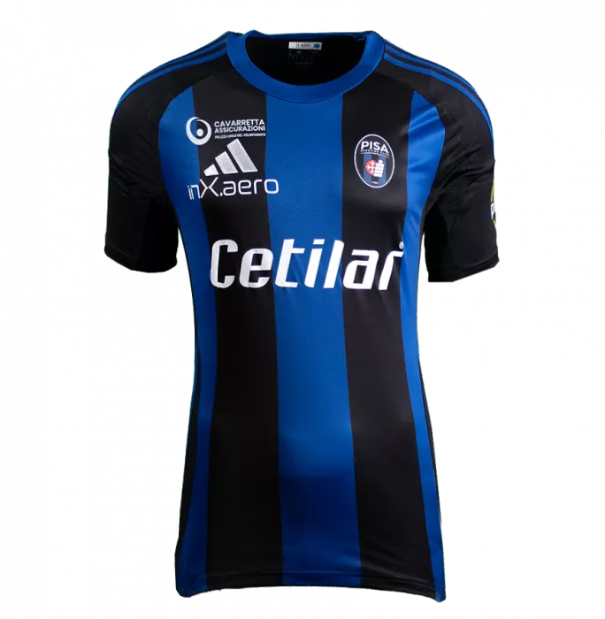 Icons Filippo Inzaghi Back Signed Pisa SC 2024-25 Home Shirt In Hero Frame: Option 1