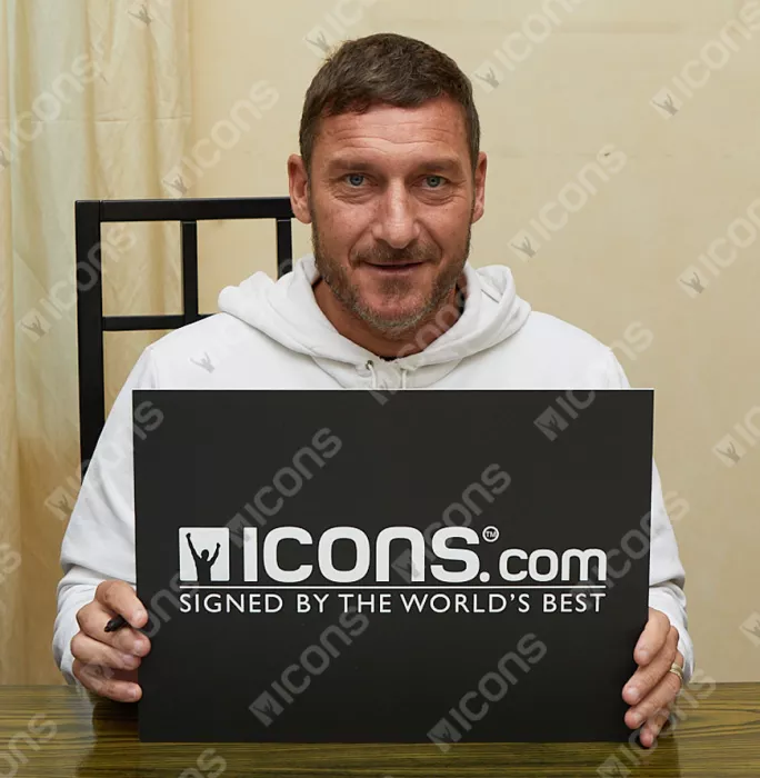 Icons Francesco Totti Signed Italy Photo: 2006 FIFA World Cup Goal Vs Australia