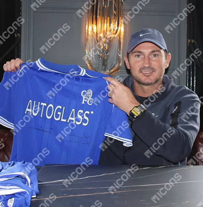 Icons Frank Lampard And John Terry Front Signed Chelsea 2000-01 Home Shirt