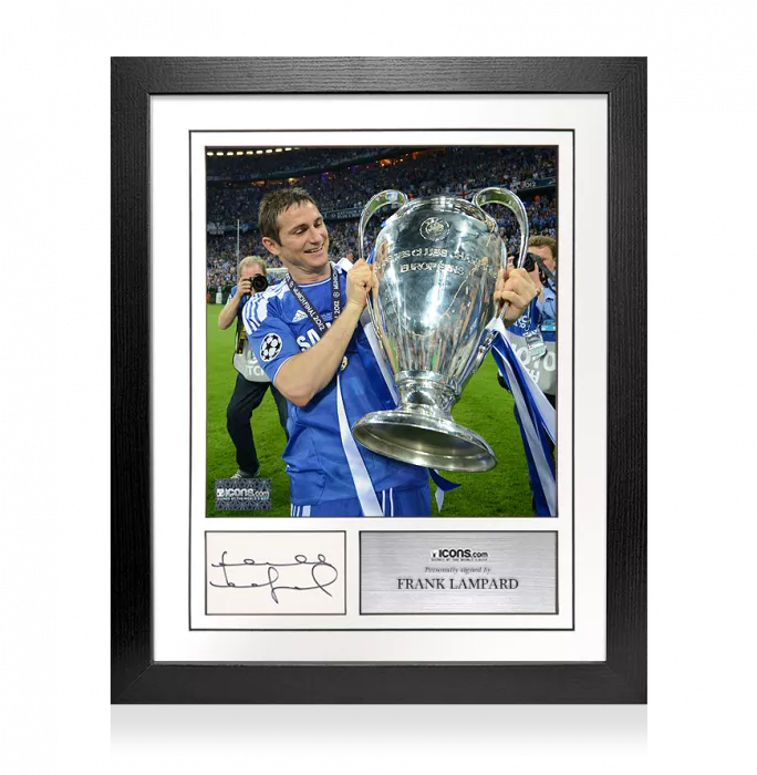 icons Frank Lampard Signed Card and Chelsea Photo Frame – Option 2
