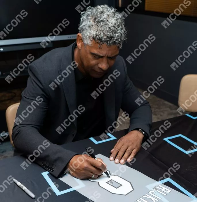 Icons Frank Rijkaard Back Signed Ajax 2023-24 Home Shirt