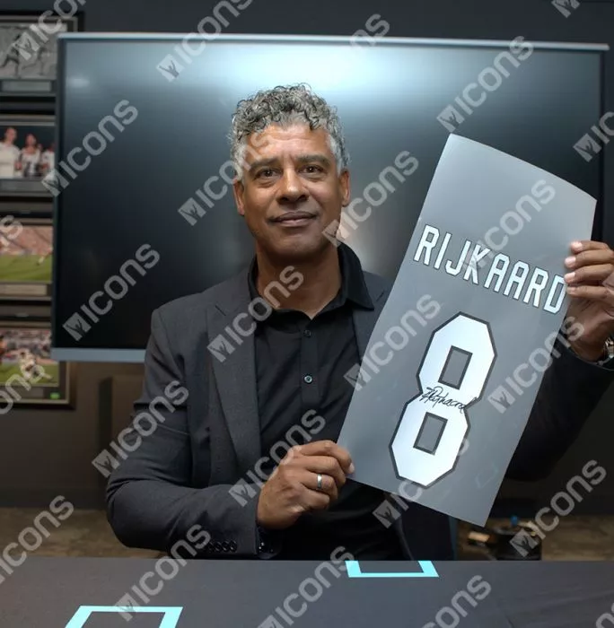 Icons Frank Rijkaard Back Signed Ajax 2023-24 Home Shirt