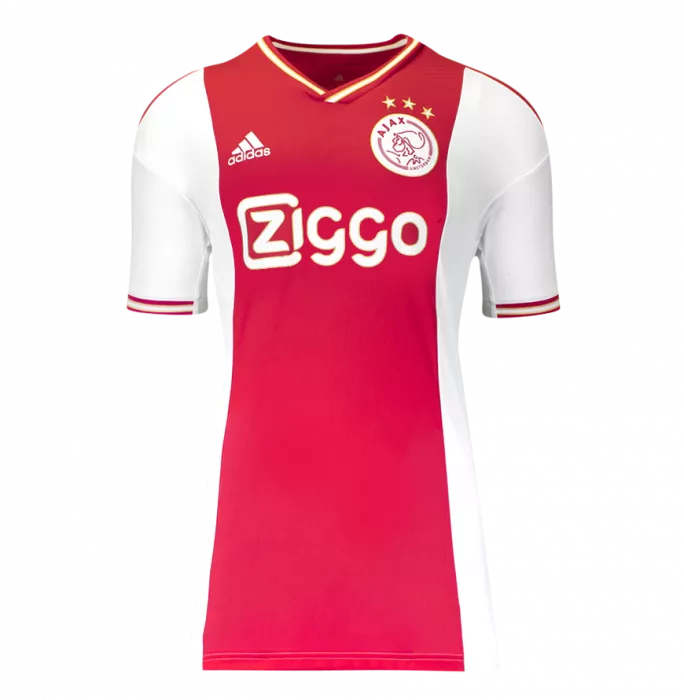 Icons Frank Rijkaard Back Signed Modern Ajax Home Shirt With Fan Style Numbers