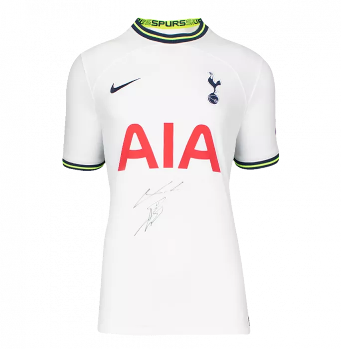 Icons Gareth Bale And Luka Modric Dual Signed Tottenham Hotspur 2022-23 Home Shirt In Deluxe Packaging