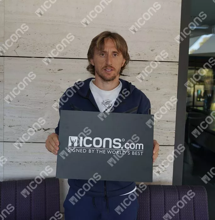 Icons Gareth Bale And Luka Modric Dual Signed Tottenham Hotspur 2022-23 Home Shirt In Deluxe Packaging