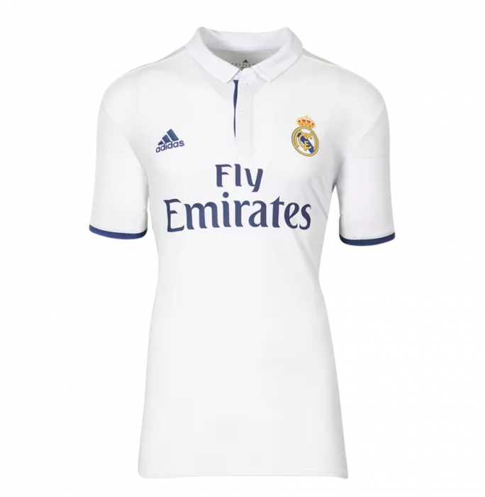 Icons Gareth Bale Back Signed Real Madrid 2016-17 Home Shirt