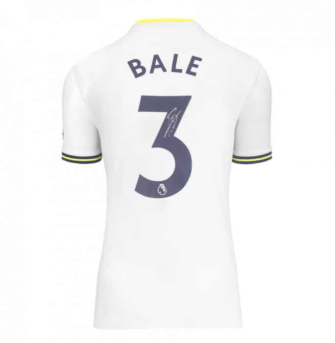 icons Gareth Bale Back Signed Tottenham Hotspur 2022-23 Home Shirt