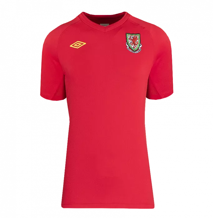 Icons Gareth Bale Official 2010 FIFA World Cup™ Back Signed And Framed Wales 2010-11 Home Shirt With Fan Style Numbers