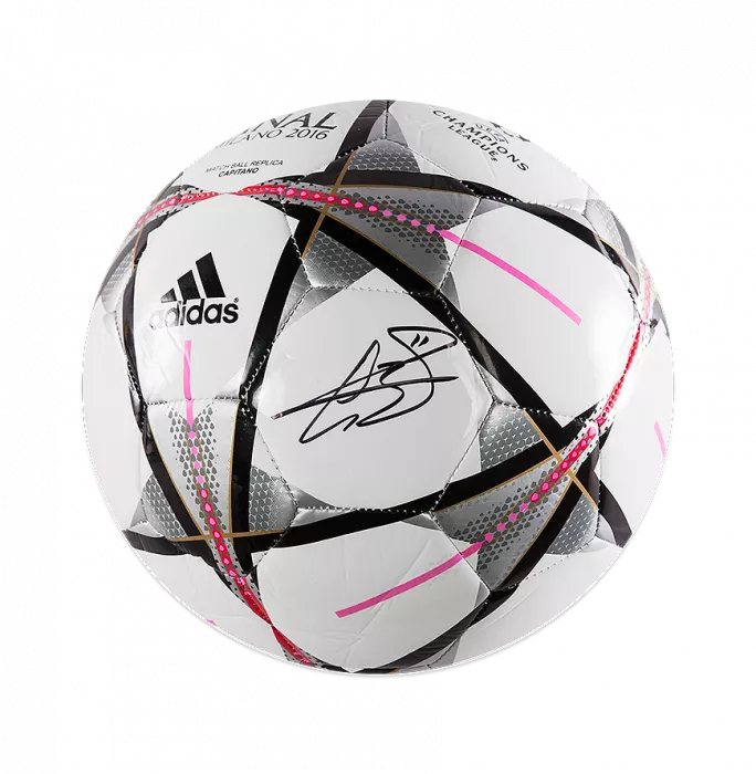icons Gareth Bale Signed 2016 UEFA Champions League Final Football