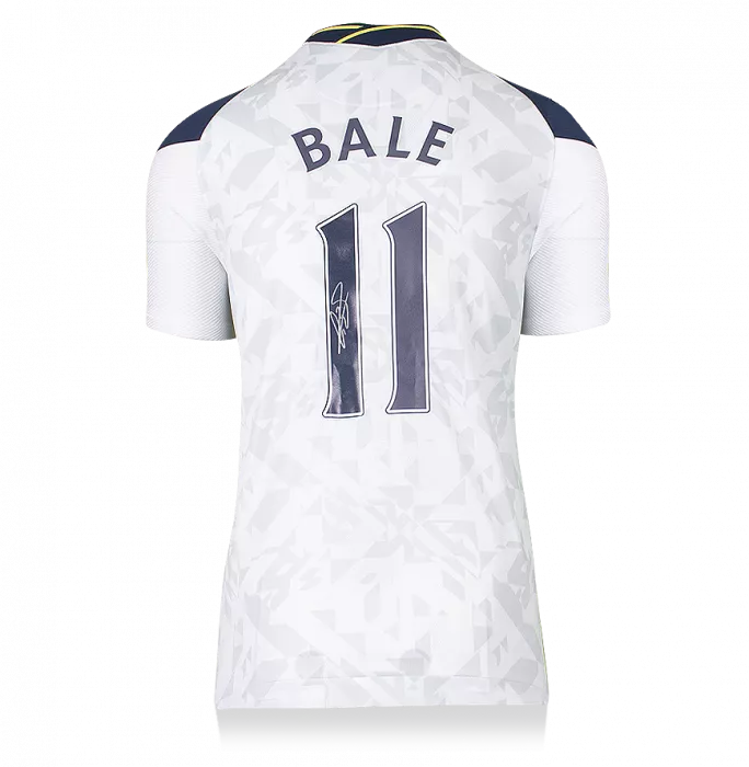 Icons Gareth Bale Signed Tottenham Hotspur 2020-21 Home Shirt In Classic Frame