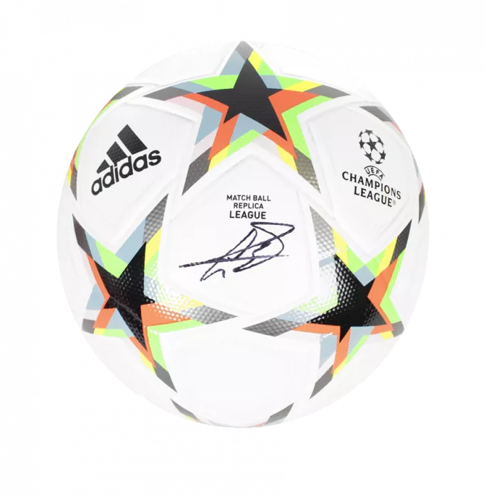 icons Gareth Bale Signed UEFA Champions League Football