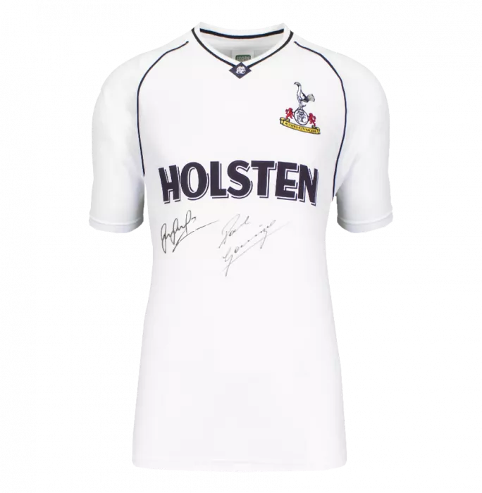 Icons Gary Lineker & Paul Gascoigne Dual Signed Tottenham Hotspur 1991 Home Shirt In Classic Frame