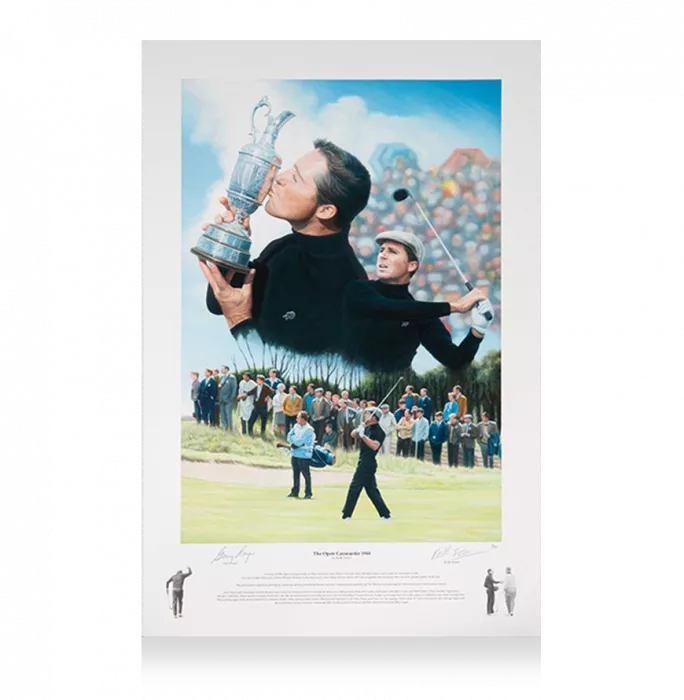 icons Gary Player Carnoustie Open 1968 Limited Edition Artwork