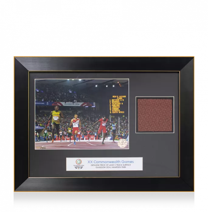 Icons Genuine Piece Of Lane 5 Track Surface - Glasgow 2014 Commonwealth Games