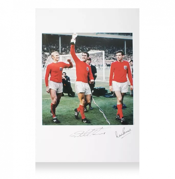 icons Geoff Hurst & Martin Peters England 1966 World Cup Photo