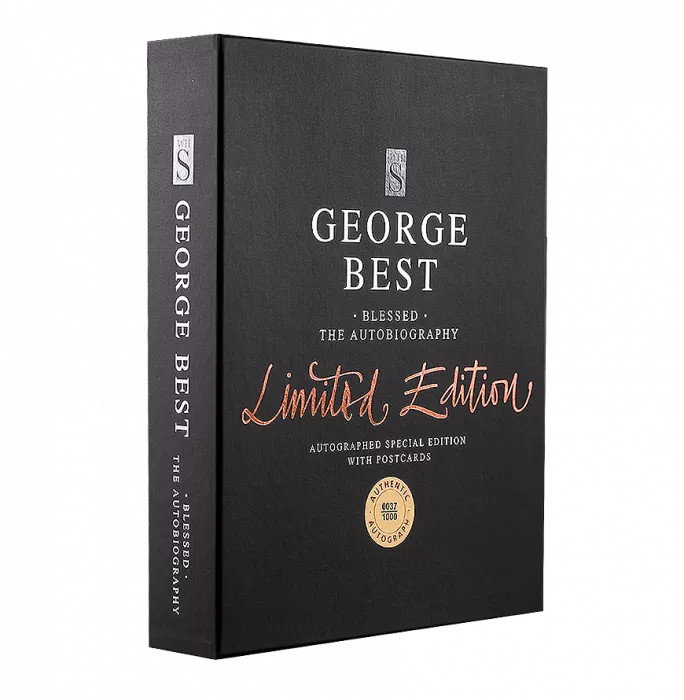 Icons George Best Signed Special Edition Autobiography: Blessed