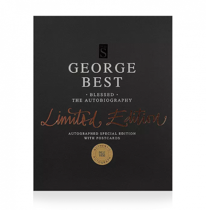 icons George Best Signed Special Edition Autobiography: Blessed