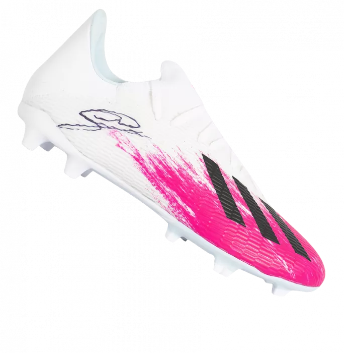 Icons Georginio Wijnaldum Signed White And Pink Adidas X Boot