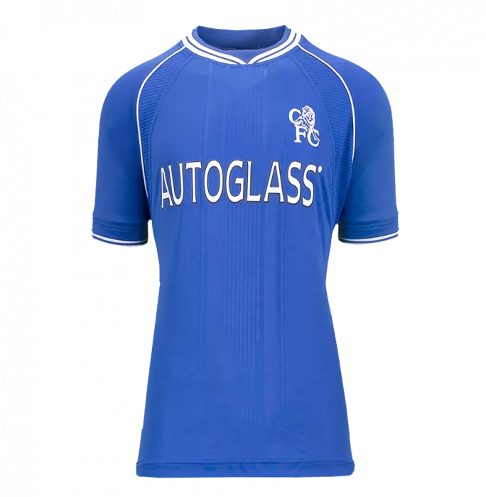 Icons Gianfranco Zola Back Signed Chelsea 2000 Home Shirt - Magic Box Inscription In Hero Frame: Option 1