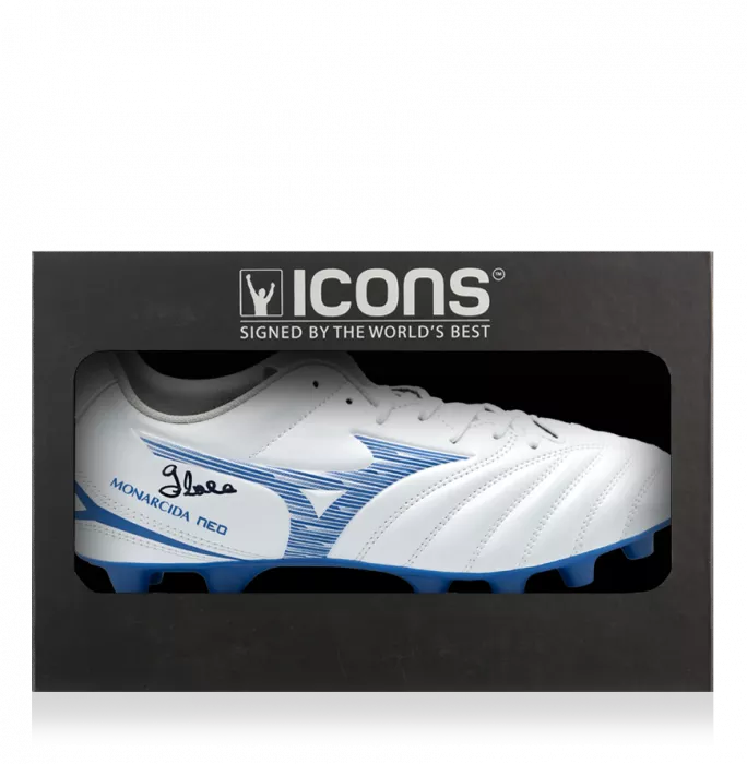 Icons Gianfranco Zola Signed Mizuno Monarcida Neo Boot In Deluxe Packaging