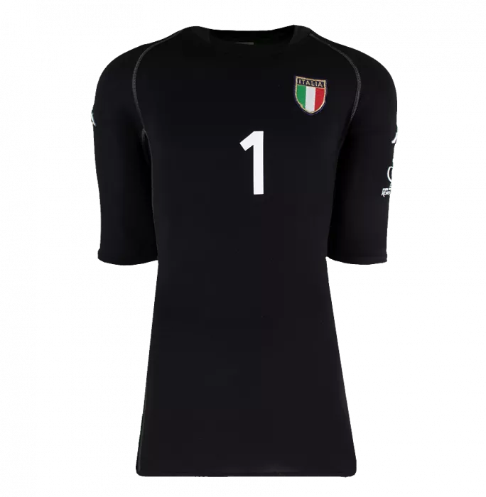 Icons Gianluigi Buffon Back Signed Italy 2002-03 Goalkeeper Shirt