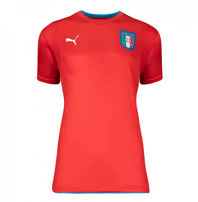 Icons Gianluigi Buffon Back Signed Italy Modern Goalkeeper Shirt With Fan Style Number In Hero Frame: Option 1