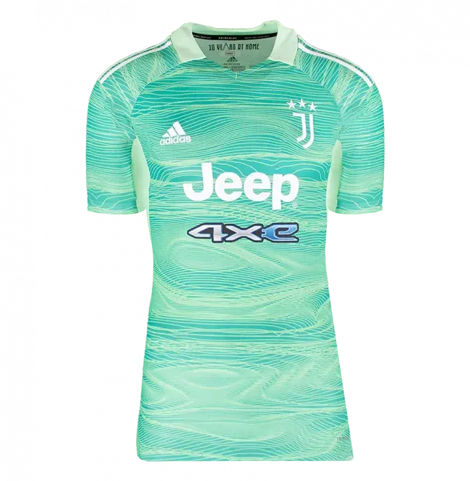 Icons Gianluigi Buffon Back Signed Juventus 2021-22 Home Goalkeeper Shirt With Fan Style Number In Hero Frame: Option 1