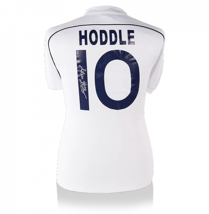 icons Glenn Hoddle Back Signed Retro Tottenham Hotspur Home Shirt