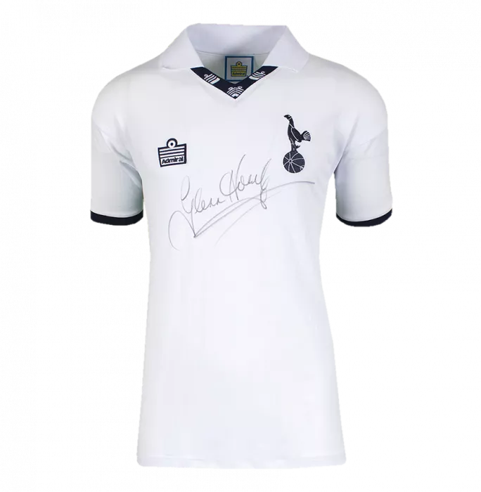 Icons Glenn Hoddle Front Signed Tottenham Hotspur 1978-79 Home Shirt