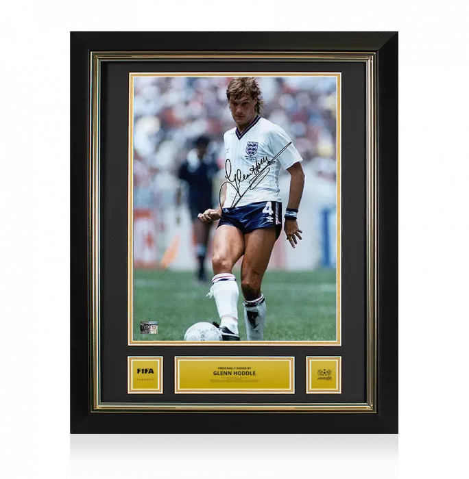 Icons Glenn Hoddle Official 1986 FIFA World Cup™ Signed And Framed England Photo