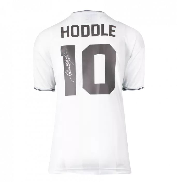 Icons Glenn Hoddle Official Tottenham Hotspur Signed And Framed 1983 Home Shirt