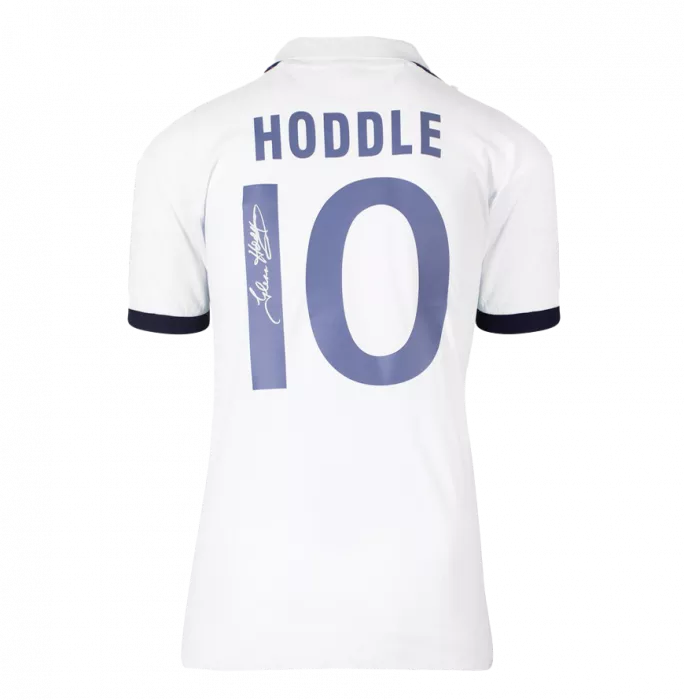 Icons Glenn Hoddle Official Tottenham Hotspur Signed And Framed 1978 Home Shirt