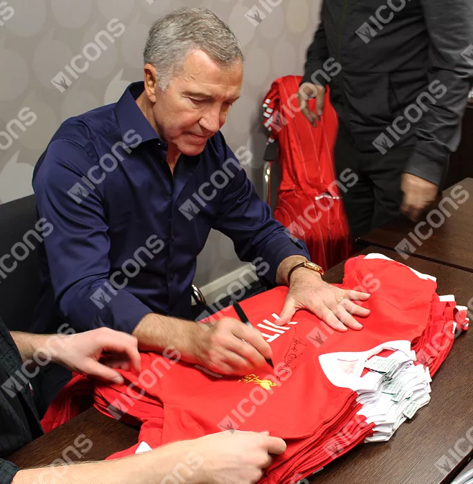Icons Graeme Souness Front Signed 1978 Liverpool Shirt: Hitachi Edition In Hero Frame: Option 1