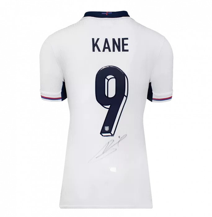 Icons Harry Kane Back Signed England 2024 Home Shirt In Hero Frame: Option 1