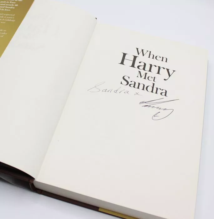 Icons Harry Redknapp Signed Book: When Harry Met Sandra