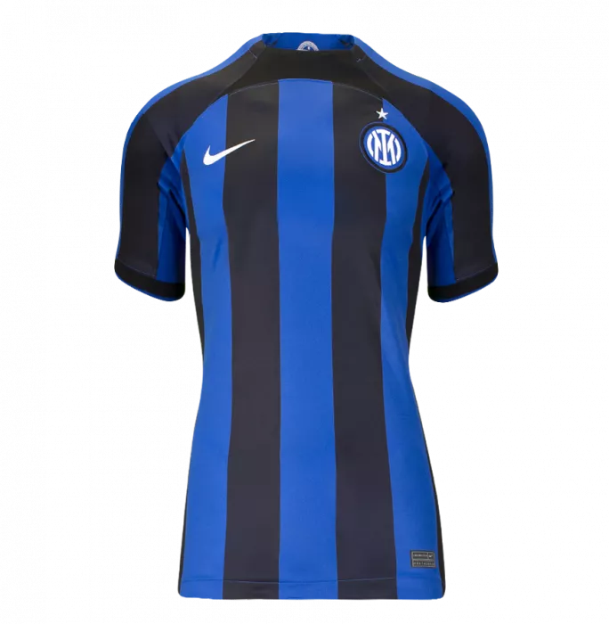 Icons Hernan Crespo Official UEFA Champions League Back Signed And Hero Framed Internazionale 2022-23 Home Shirt