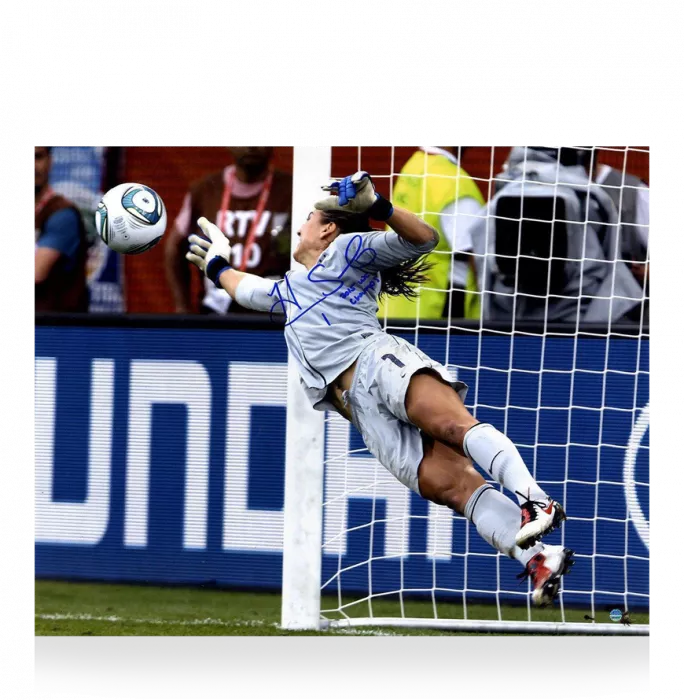 icons Hope Solo Signed USWNT Photo: "2015 World Champs" Edition