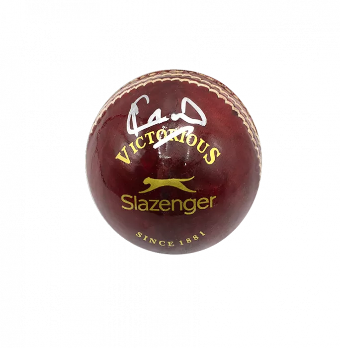 Icons Ian Botham Signed Slazenger Cricket Ball In Acrylic Case