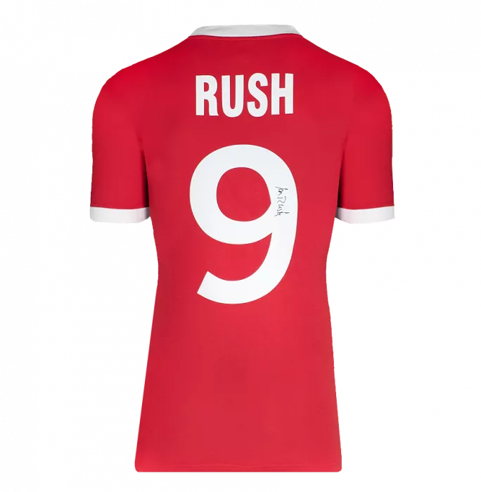 Icons Ian Rush Back Signed Liverpool FC 1978 Home Shirt In Deluxe Packaging