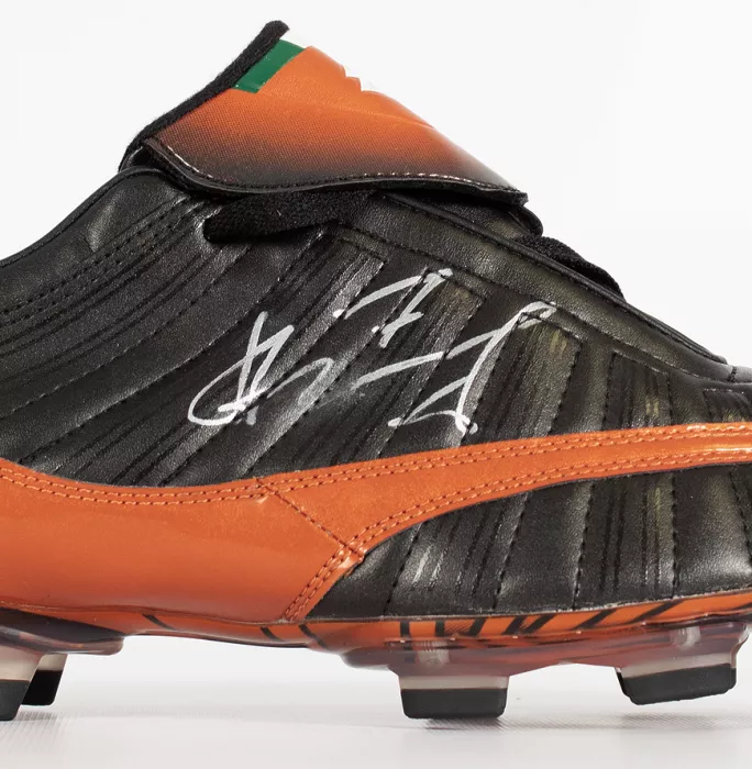 Icons Andriy Shevchenko Signed Black Lotto Boot