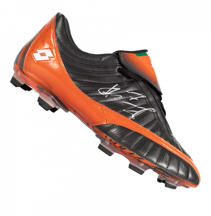 icons Andriy Shevchenko Signed Black Lotto Boot