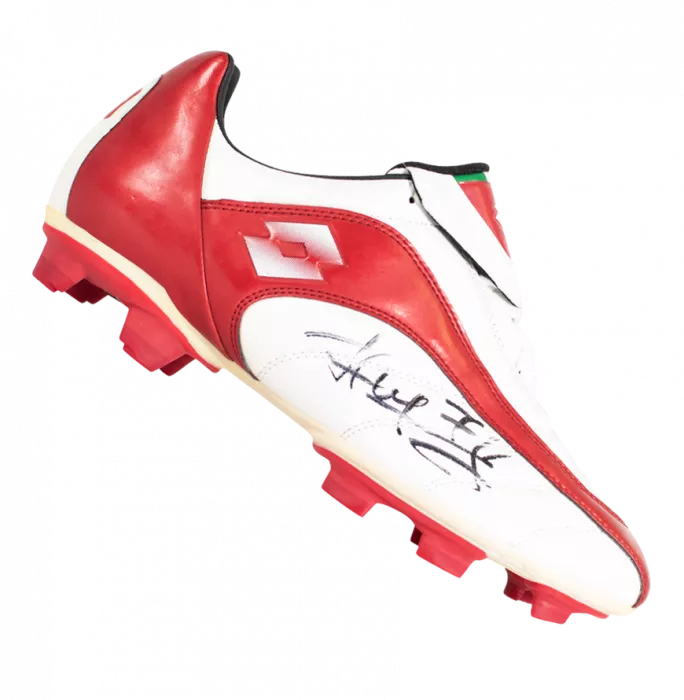 icons Andriy Shevchenko Signed White Lotto Boot