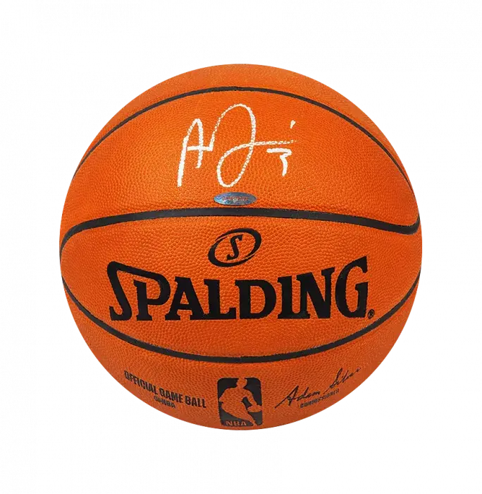Icons Anthony Davis Signed Spalding NBA Basketball