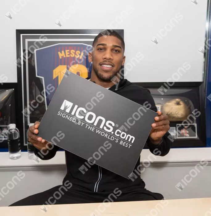 Icons Anthony Joshua Signed Everlast Boxing Glove