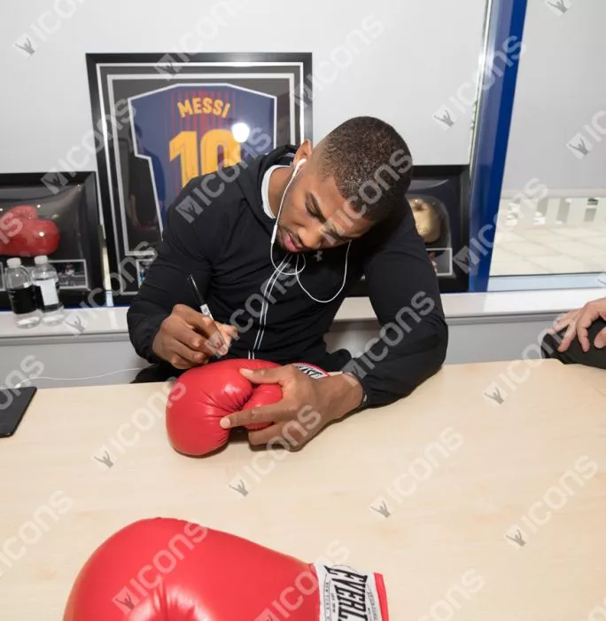 Icons Anthony Joshua Signed Everlast Boxing Glove