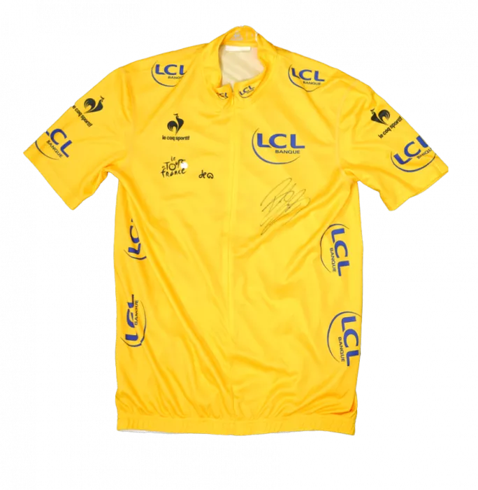 Icons Bradley Wiggins Signed Yellow Jersey
