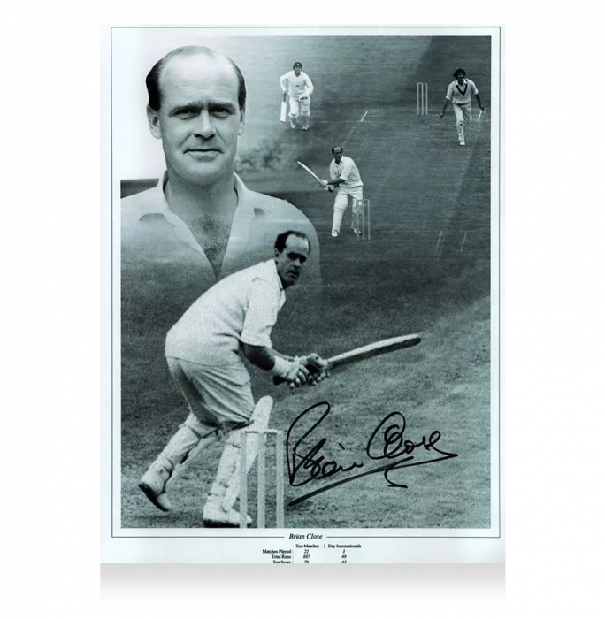 icons Brian Close Signed Photo