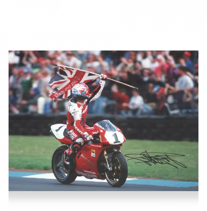 icons Carl Fogarty Signed Photo