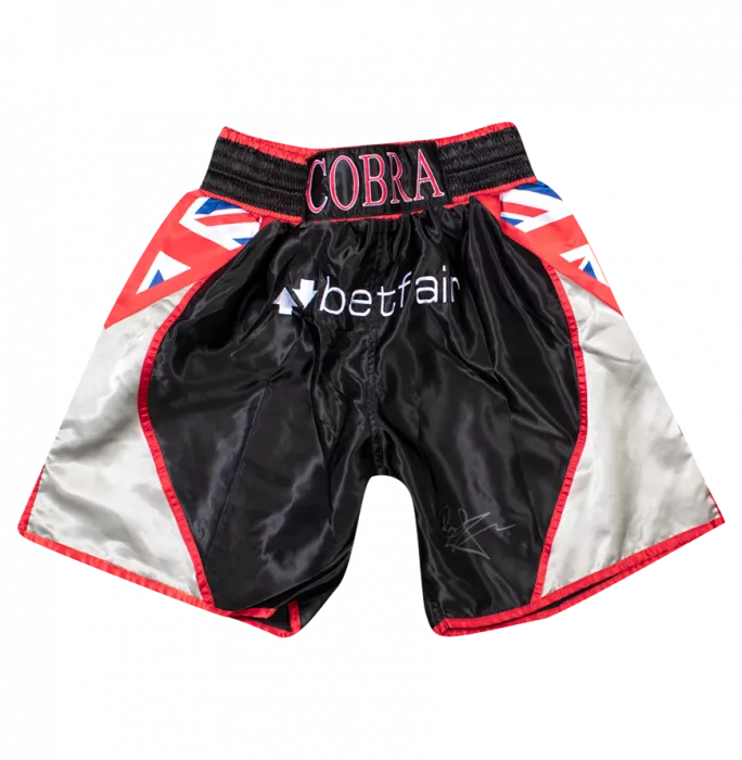 Icons Carl Froch Signed Boxing Trunks