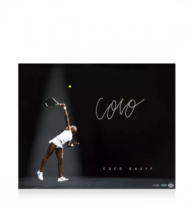 Icons Coco Gauff Signed Photo: With Power